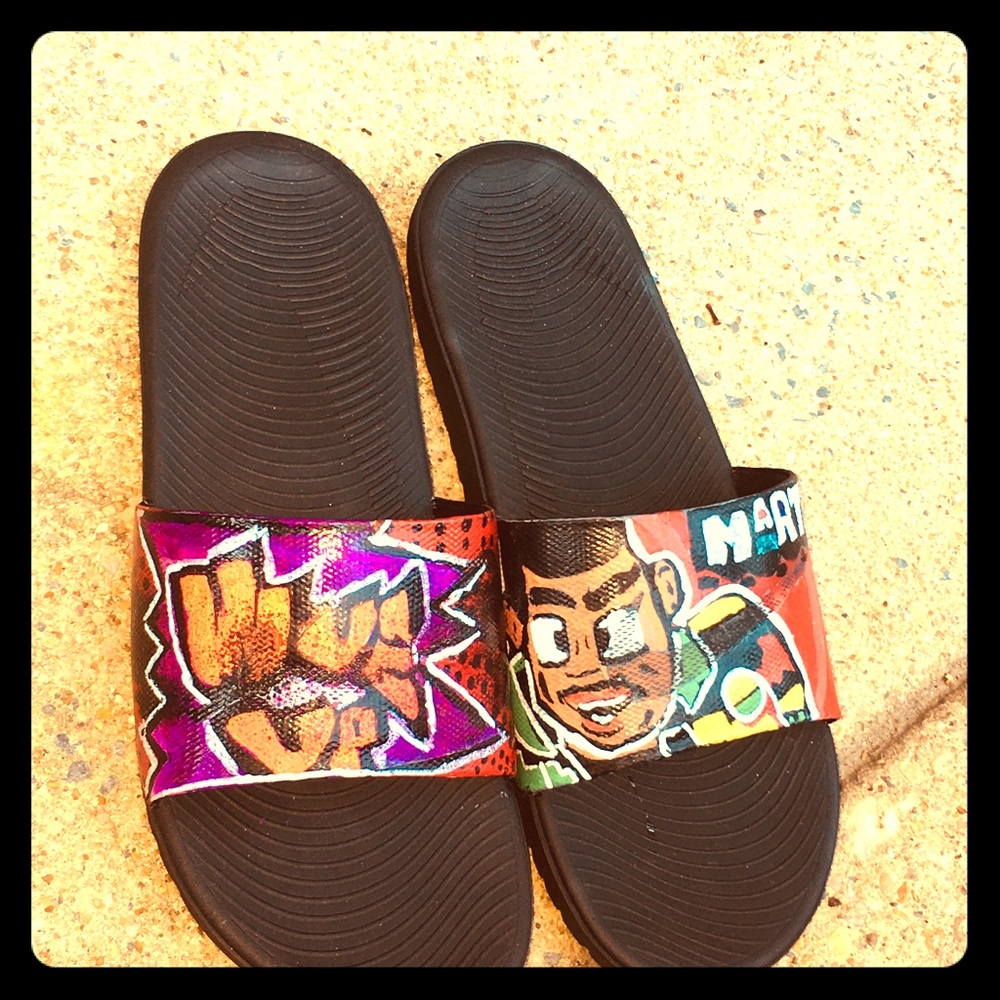Custom Martin Nike slides